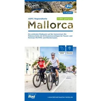 ADFC-Regionalkarte Mallorca, 1:75.000, reiß- und wetterfest, GPS-Tracks Download - BVA BikeMedia GmbH