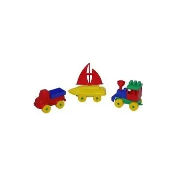 ostatní stavebnice Stavebnice Malý cestovatel, 23 dílů / +3