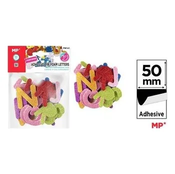 Set školních potřeb Naklejki z pianki literki brokat 50mm