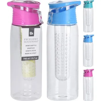 Láhev láhev 0,7l SPORT s nápitkou+vložkou, plast