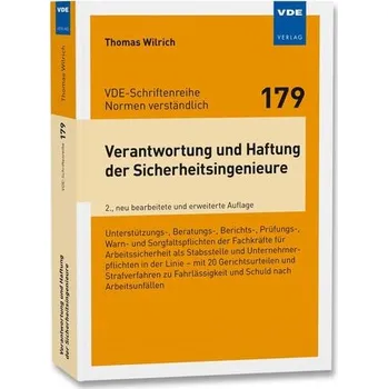 Verantwortung und Haftung der Sicherheitsingenieure - Wilrich, Thomas [DE] (2023, Brožovaná, Vde Verlag GmbH)