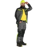 Kalhoty CXS NAOS pánské, šedo-černé, HV žluté doplňky, vel. 58