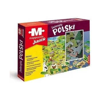 Puzzle Mappuzzle Junior - Zwierzęta Polski