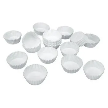 Jednorázové nádobí Papírové košíčky na bonbóny- bílé mini Städter 200 ks Stadter