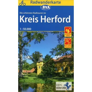 Radwanderkarte BVA Radwandern im Kreis Herford 1:50.000