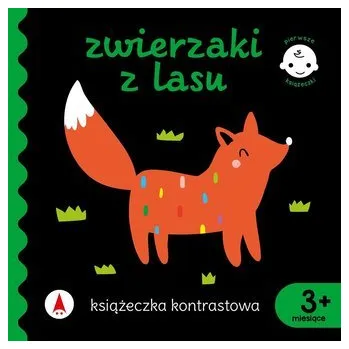 První čtění Książeczka kontrastowa. Zwierzaki z lasu - Danuta Klimkiewicz, Maria Kwiecień Wydawnictwo Skrzat, Wiesław Drabik