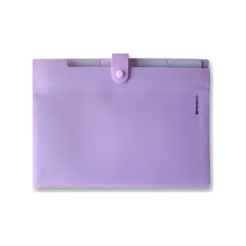 Teczka z przegródkami A4 PP-105 fioletowa