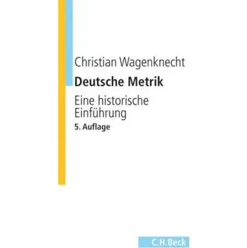 Deutsche Metrik - Wagenknecht, Christian