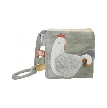 Hračka pro kojence Závěsná textilní knížka s aktivitami Farma