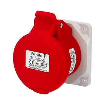 Elektrická zásuvka Famatel Zásuvka vestavná 23370 IP54/400V/16A/4P 6h, přímá - SpeedPRO