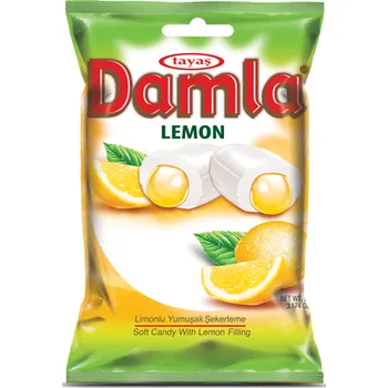 Bonbon Damla plněné bonbóny s citronovou příchutí 90g