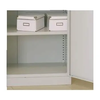 Ocelová police, š x h: 1200 x 370 x 28 mm, nosnost 100 kgg, šedá RAL7035