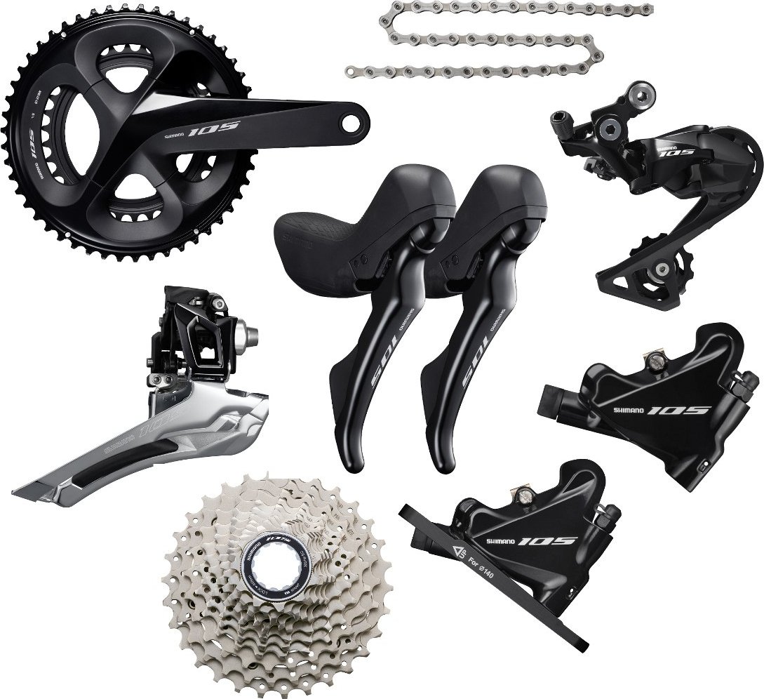 Pédalier Shimano Dura Ace 9100 (52/36 - 172.5mm) + Cassette Ultegra 11/28