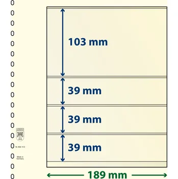Obal pro sběratelský předmět Lindner 802413 - 4 kapsy (39 mm) Velikost balení: 1 ks