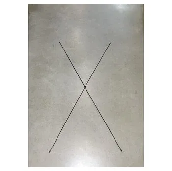 Výztuha ve tvaru X, pro Snack Bar # 9021, 1520 x 6 x 6 mm, kov