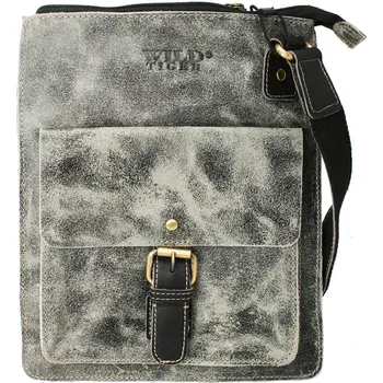 Pánská kožená crossbody s přezkou Chris