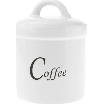 Dóza na potraviny Keramická dóza na kávu 830 ml, bílá