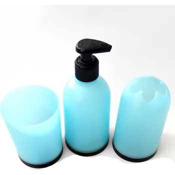 Dávkovač mýdla befree Koupelnový set 3 kusy (dávkovač mýdla, kelímek na kartáčky, kelímek)