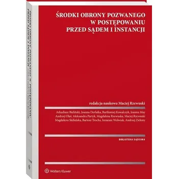 Učebnice Środki obrony pozwanego w postępowaniu przed sądem - Rzewuski Maciej