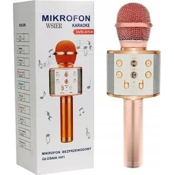 Hudební nástroj pro děti Mikrofon zabawkowy JYWK369-4 rose gold