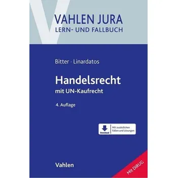 Handelsrecht - Bitter, Georg [DE] (2022, Brožovaná, Vahlen Franz GmbH)