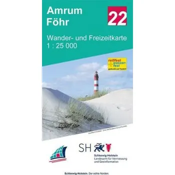 Wander- und Freizeitkarte Amrum - Föhr