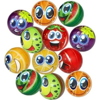 Hra na zahradu Piłka owocowa buźka 10cm