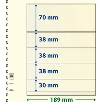 Obal pro sběratelský předmět Lindner 802514 - 5 kapes (30 mm) Velikost balení: 10 ks