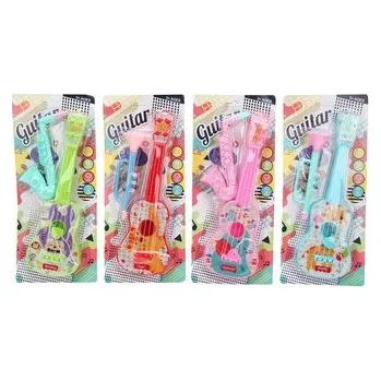 Hudební nástroj pro děti Zestaw muzyczny gitara i saksofon MIX