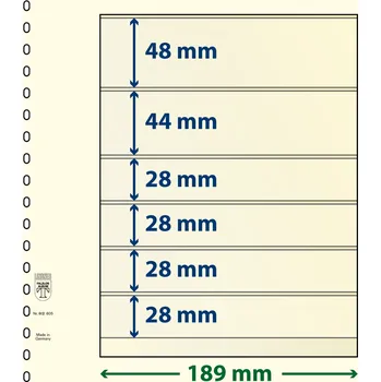 Obal pro sběratelský předmět Lindner 802605 - 6 kapes (28 mm) Velikost balení: 1 ks