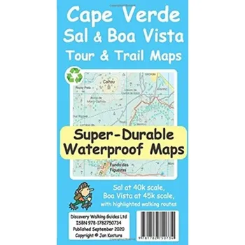 Encyklopedie Cape Verde Sal and Boa Vista Tour and Trail Maps - Davis, Charles; Kostura, Jan