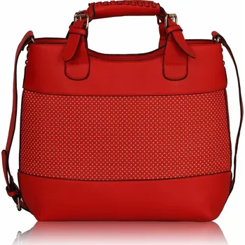 Kabelka Velká červená shopperbag kabelka LS00268A