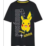 Pokémon tričko Přátelé černé vel. 110/116