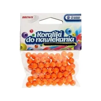 Set školních potřeb Koraliki do nawlekania pomarańcz + sznurek 8mm 16g