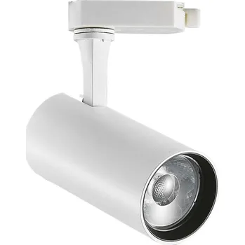 Bodové svítidlo Ideal Lux Nastavitelný kompaktní LED reflektor FOX 25W CRI90 Barva: Bílá, Teplota světla: 3000K - teplá bílá, Stmívání, řízení: ON/OFF