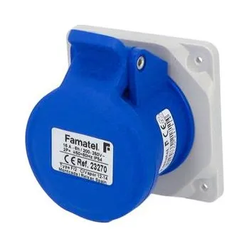 Elektrická zásuvka Famatel Zásuvka vestavná 23270 IP54/230V/16A/3P 6h, přímá - SpeedPRO