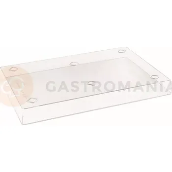 Čokoládová tyčinka Víko cukrářské průhledné - 585x390x55 mm | PAVONI, COVER55