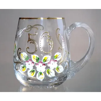 Sklenice Skleněný půllitr 50 crystal - čirý