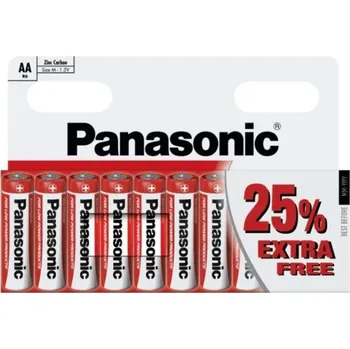 PANASONIC Longlife Tužkové Alkalické Baterie AA 10 ks