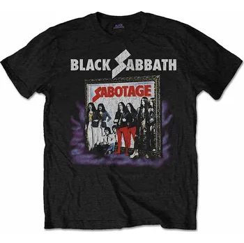 Pánské tričko Black Sabbath tričko, Sabotage Vintage, pánské S