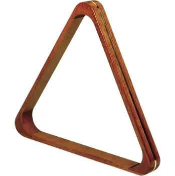 Kulečníkový stůl Trojúhelník pool dřevěný s mosazí, 57,2 mm