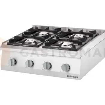 Turistický vařič Plynový vařič, 2 hořáky 400x700x250 mm, nastavitelný, 10,5 kW, G20 | STALGAST, 9705210