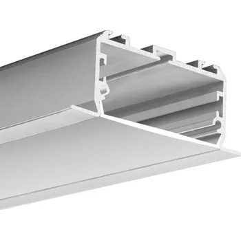 LED lišta LED hliníkový profil KLUŚ LARKO-50 |stříbrná anoda Délka: 2m