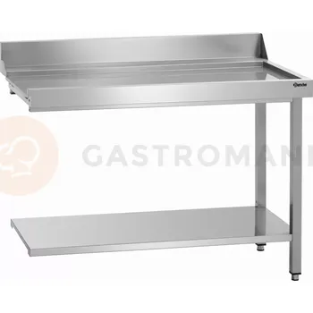 Počítačový stůl Vykládací stůl pravý pro myčky nádobí z nerezové oceli 1200x720x850 mm | BARTSCHER, DS-1200R