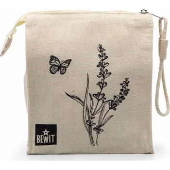 Kosmetická taška BEWIT Toaletní taštička střední, přírodní