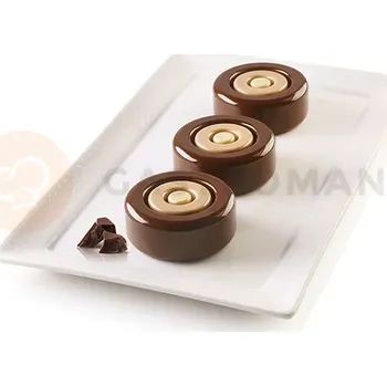 Kuchyňská sůl Silikonová forma na dorty a dezerty, prsteny 6x 115 ml, 73x30mm | SILIKOMART, Mini Color