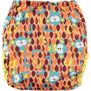 látková plena Pop-in rostoucí plena AIO Popper bamboo Monkey