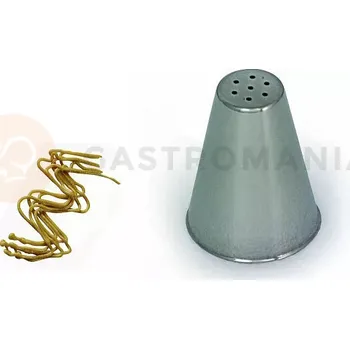 Výroba svíčky Cukrářská špička puntíky - 17 mm, 45 mm | SILIKOMART, Punte BX2117