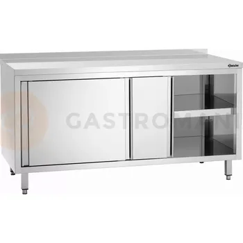 Dětská skříň Pracovní skříňka série 700 s lištou, 1600x700x850 mm, posuvné dveře | BARTSCHER, 338167