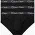 Sada pánského spodního prádla Calvin Klein Hip Brief 000NB2969A černé 3 ks, S